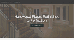 Desktop Screenshot of personaltouchwoodfloors.com